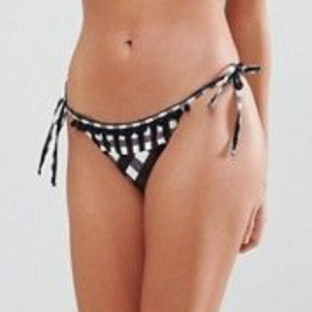 Gingham string bikini bottom ASOS - Picture 2 of 4